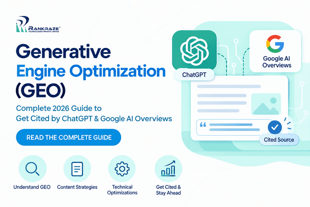 Generative Engine Optimization (GEO): Complete 2026 Guide to Get Cited by ChatGPT & Google AI Overviews