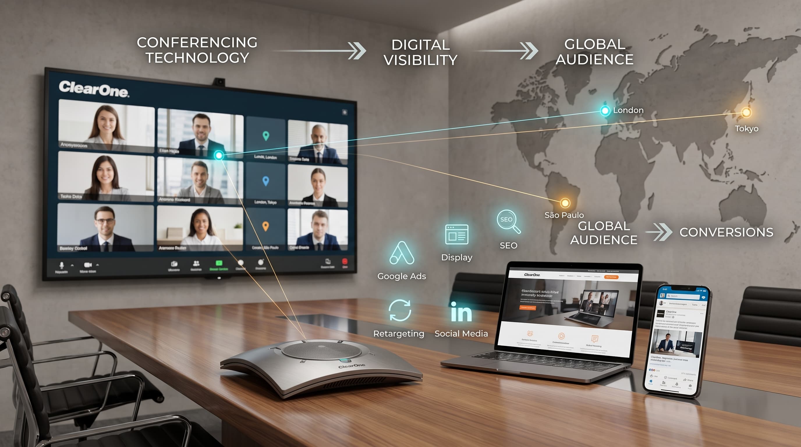 ClearOne - Conferencing Case Study Rankraze
