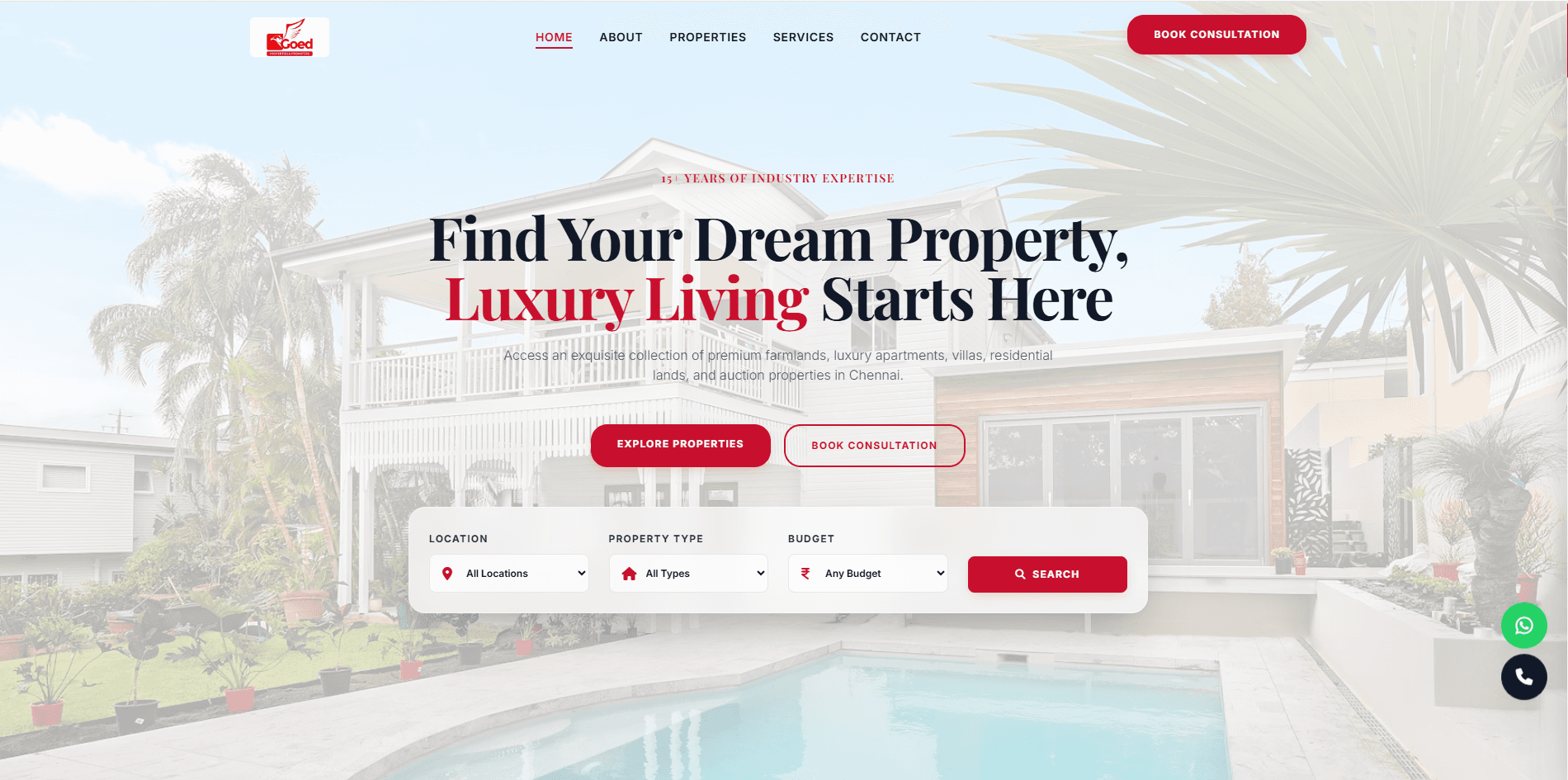 Goed Properties case study rankraze
