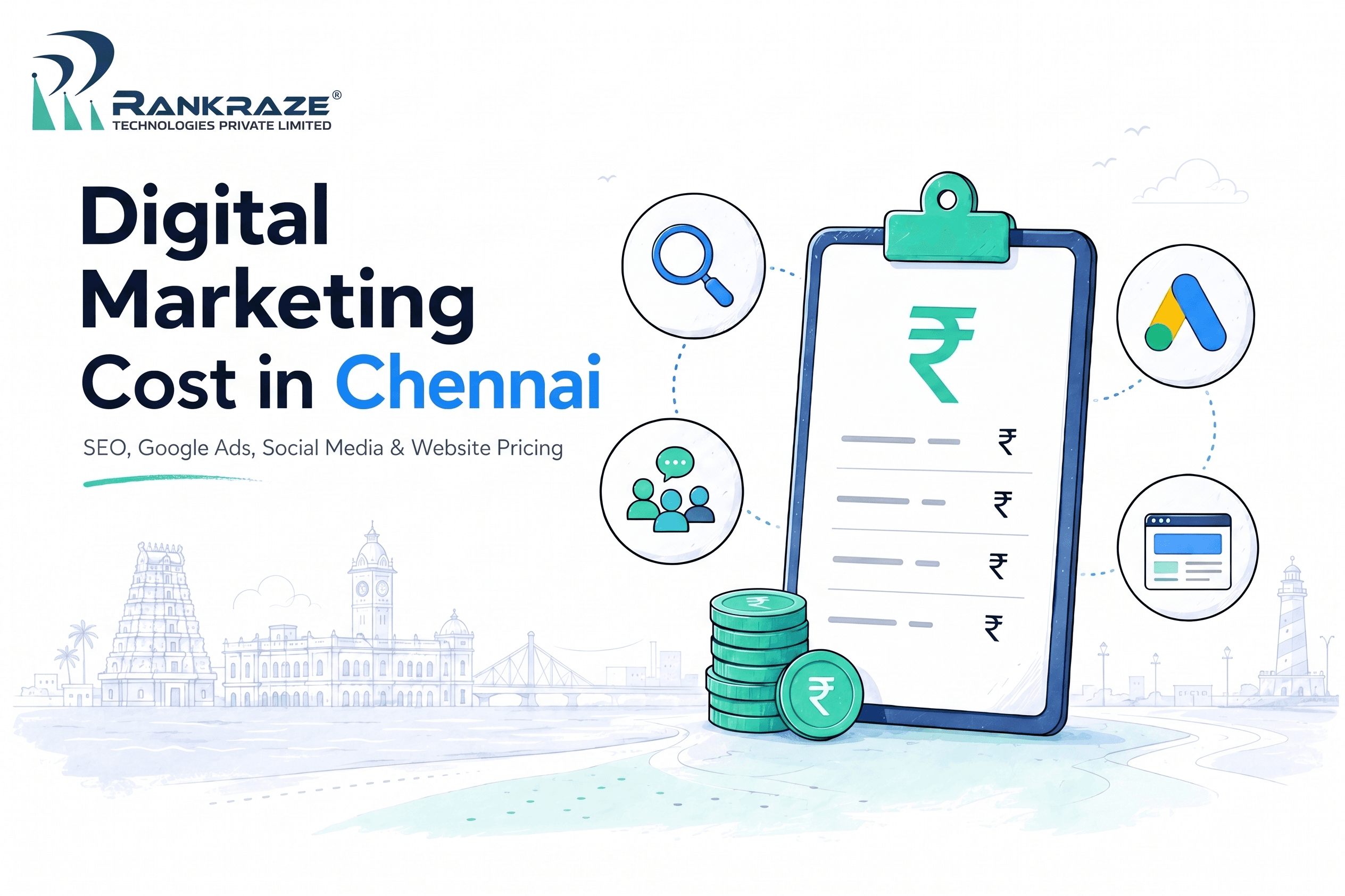 Digital Marketing Cost in Chennai: SEO, Ads & Website Pricing