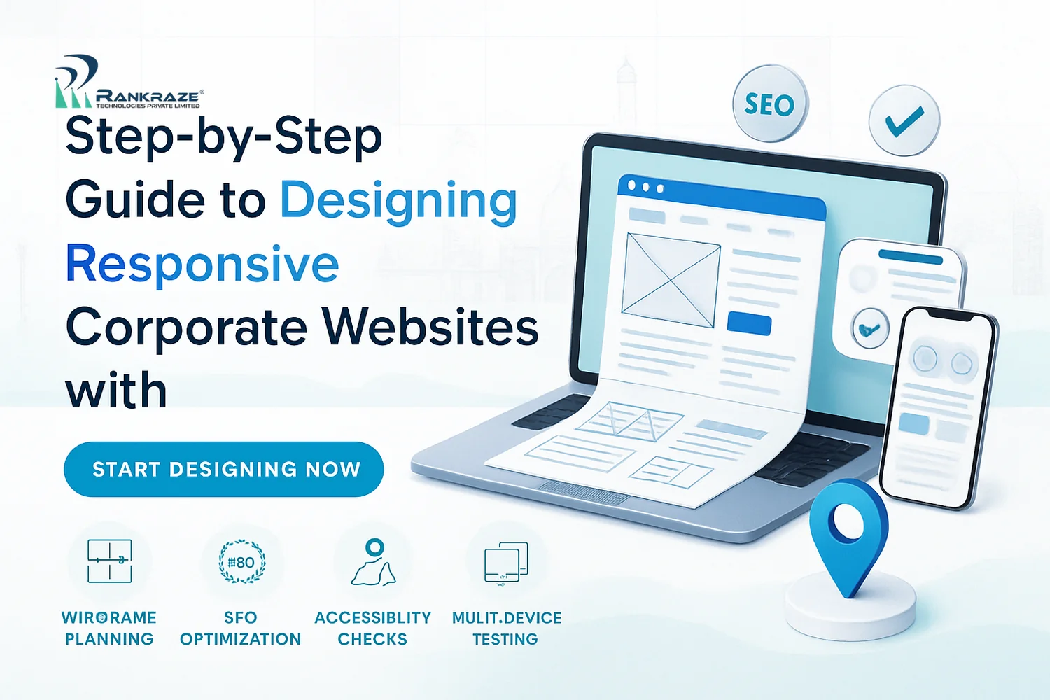 Steps for Designing Responsive Corporate Websites | SEO & Accessibility Tips